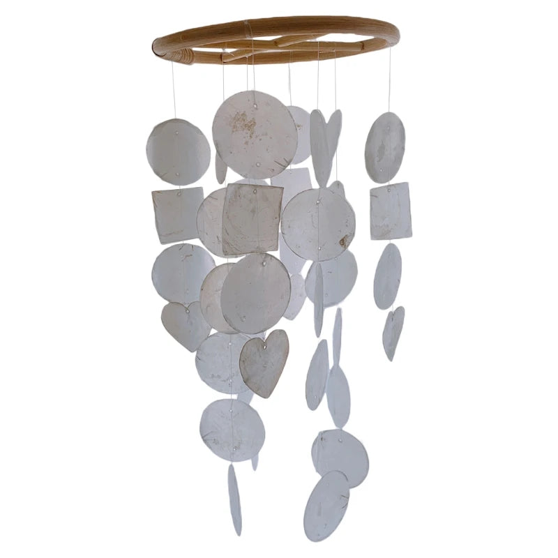 Shell Wind Chime Room Decoration Nordic Hanging Windchimes Wall Pendant Home Office Kids Room Nursery Decor