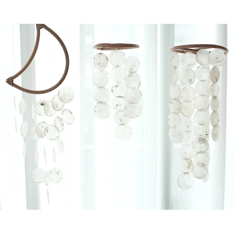 Shell Wind Chime Room Decoration Nordic Hanging Windchimes Wall Pendant Home Office Kids Room Nursery Decor